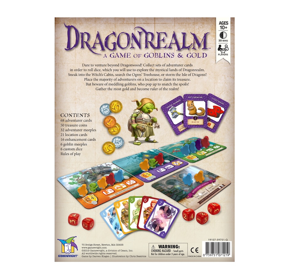 Toys & Hobbies - Toy Shop - Games & Puzzles - Gamewright Dragonrealm A ...