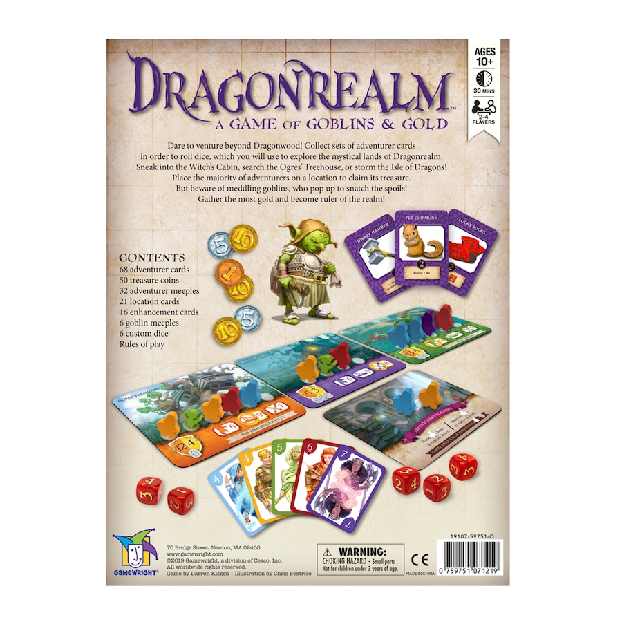 Image 603969_ALTMORE1.jpg, Product 603-969 / Price $41.99, Gamewright Dragonrealm A Game of Goblins and Gold on TSC.ca's Toys & Hobbies department