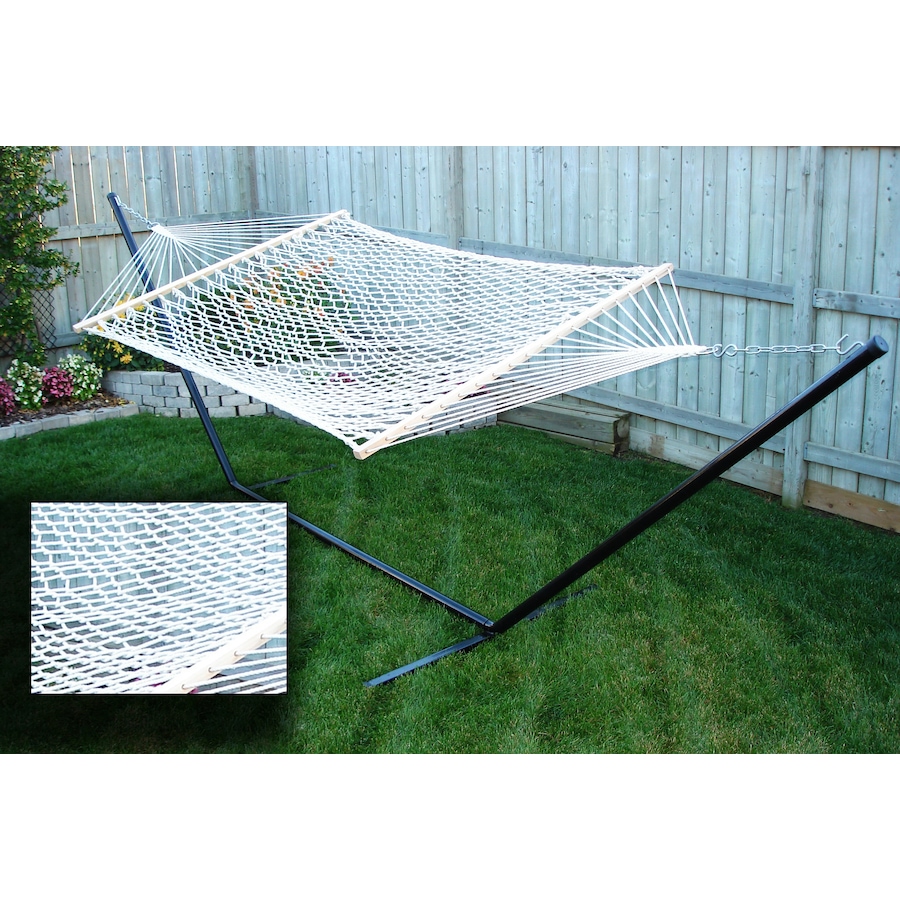 Image 608588_NAT.jpg, Product 608-588 / Price $92.99, Vivere Cotton Rope Hammock from Vivere on TSC.ca's Home & Garden department