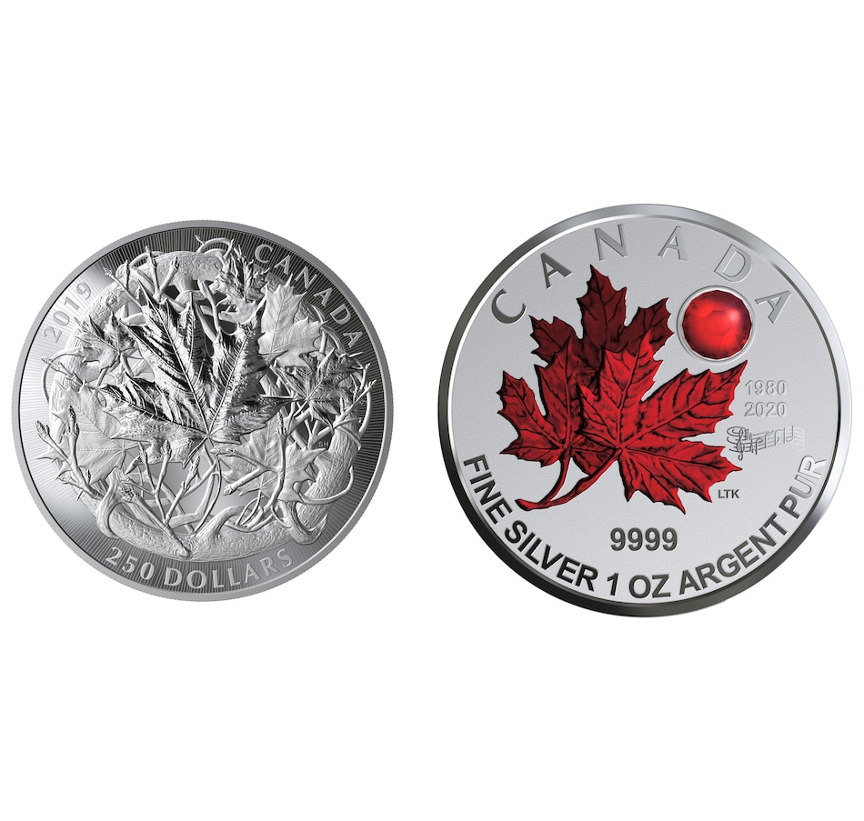 Image 609380.jpg, Product 609-380 / Price $3,999.95, 2019 The Canadian Masters Collection with Bonus 2019 Maple Leaf Fractional Set from Royal Canadian Mint (RCM) on TSC.ca's Coins department