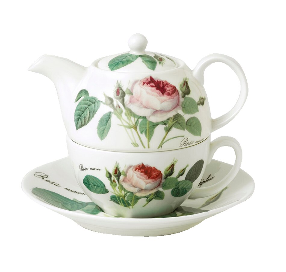 Image 609424.jpg, Product 609-424 / Price $94.99, Kirkham Redoute Rose Tea for One from Roy Kirkham on TSC.ca's Kitchen department