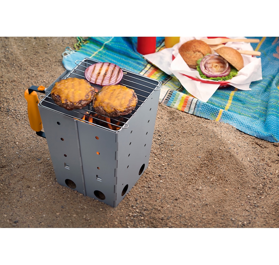 Image 609520_ALTMORE2.jpg, Product 609-520 / Price $65.99, Outset Collapsible Camping Grill and Chimney Starter from Outset Grillware on TSC.ca's Health & Fitness department