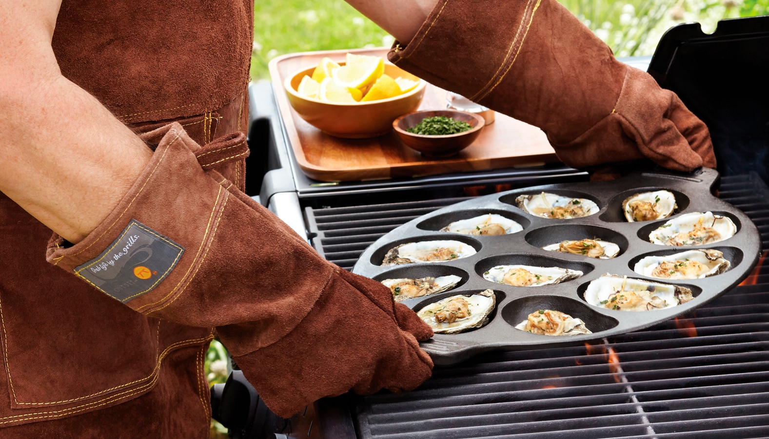 outset oyster grill pan