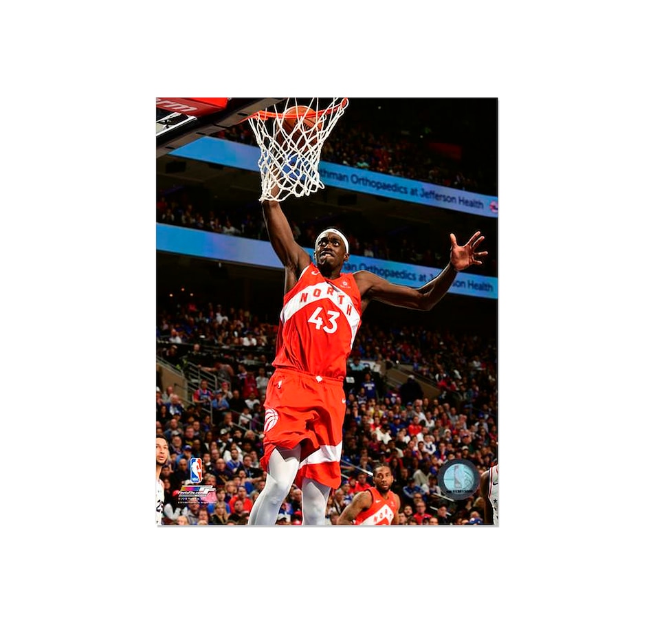 Image 609556_ALTMORE1.jpg, Product 609-556 / Price $119.99, Pascal Siakam Toronto Raptors Engraved Framed Photo - Dunk on TSC.ca's Sports department