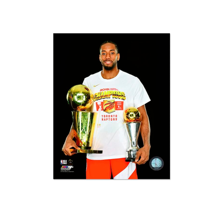 Image 609568_ALTMORE1.jpg, Product 609-568 / Price $129.99, Kawhi Leonard Toronto Raptors Engraved Framed Photo - 2019 Playoff MVP Spotlight on TSC.ca's Sports department