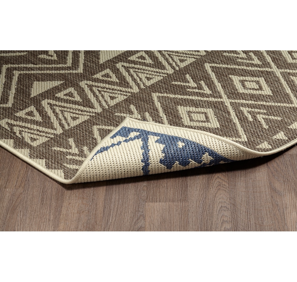 Home & Garden Décor Rugs & Mats Viana Duplo Indoor/Outdoor Dual Face Rug (Blue/Beige