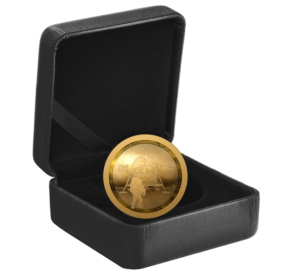 Image 609892_ALTMORE3.jpg, Product 609-892 / Price $1,999.95, 2019 $100 Pure Gold Coin 50th Anniversary of the Apollo 11 Moon Landing from Royal Canadian Mint (RCM) on TSC.ca's Coins department