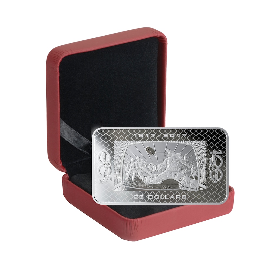 Image 609931_ALTMORE2.jpg, Product 609-931 / Price $139.95, 2017 $25 Fine Silver Coin 100th Anniversary of the NHL from Royal Canadian Mint (RCM) on TSC.ca's Coins department
