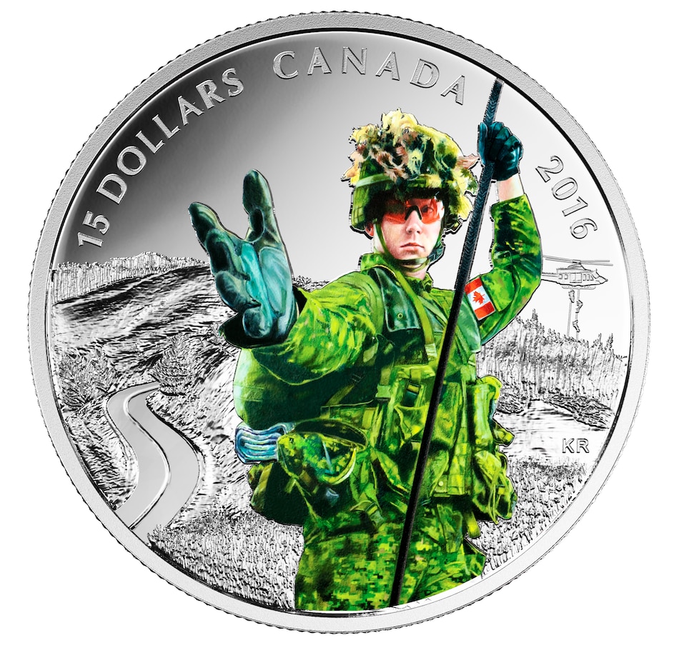 Image 609968_ALTMORE2.jpg, Product 609-968 / Price $299.95, 2016 $15 Fine Silver Four-Coin Set: Firefighters, Police, Paramedics and Military from Royal Canadian Mint (RCM) on TSC.ca's Coins department