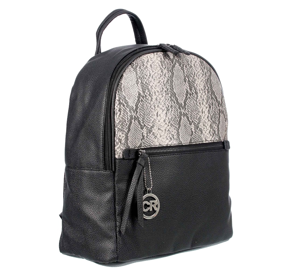 tsc.ca - Club Rochelier Fashion Backpack With Snake Design-Black