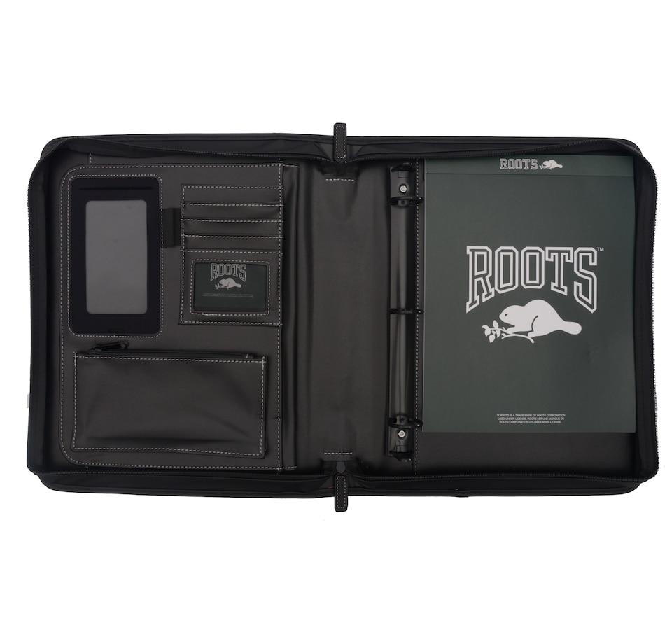 Image 611870_ALTMORE1.jpg, Product 611-870 / Price $129.99, Roots Deluxe Double Zip-Around Executive Padfolio from ROOTS on TSC.ca's Home & Garden department