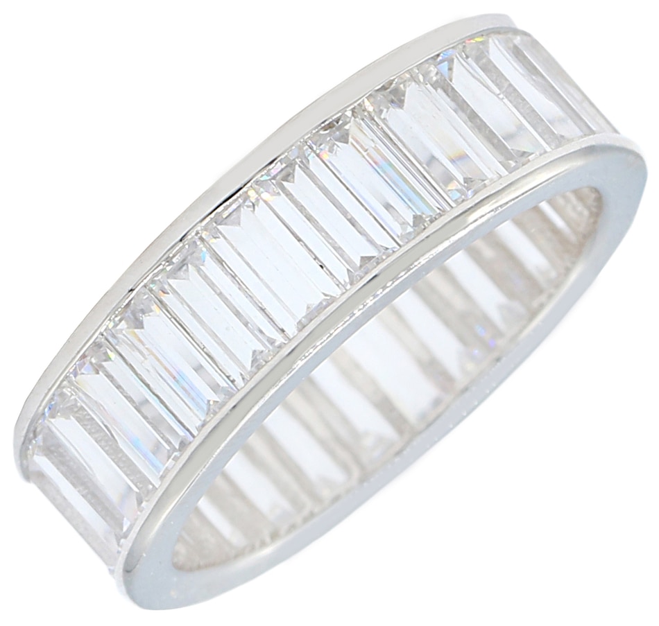 Image 617639.jpg, Product 617-639 / Price $157.99, Diamonelle Sterling Silver Diamonelle Baguette Eternity Band from Diamonelle on TSC.ca's Jewellery department