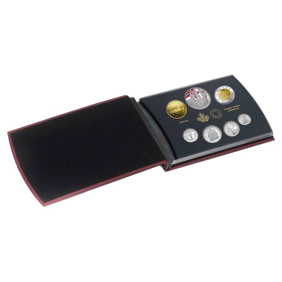 Image 618241.jpg, Product 618-241 / Price $99.95, 2020 Proof Set with V-E Day Commemorative Silver Dollar from Royal Canadian Mint (RCM) on TSC.ca's Coins department