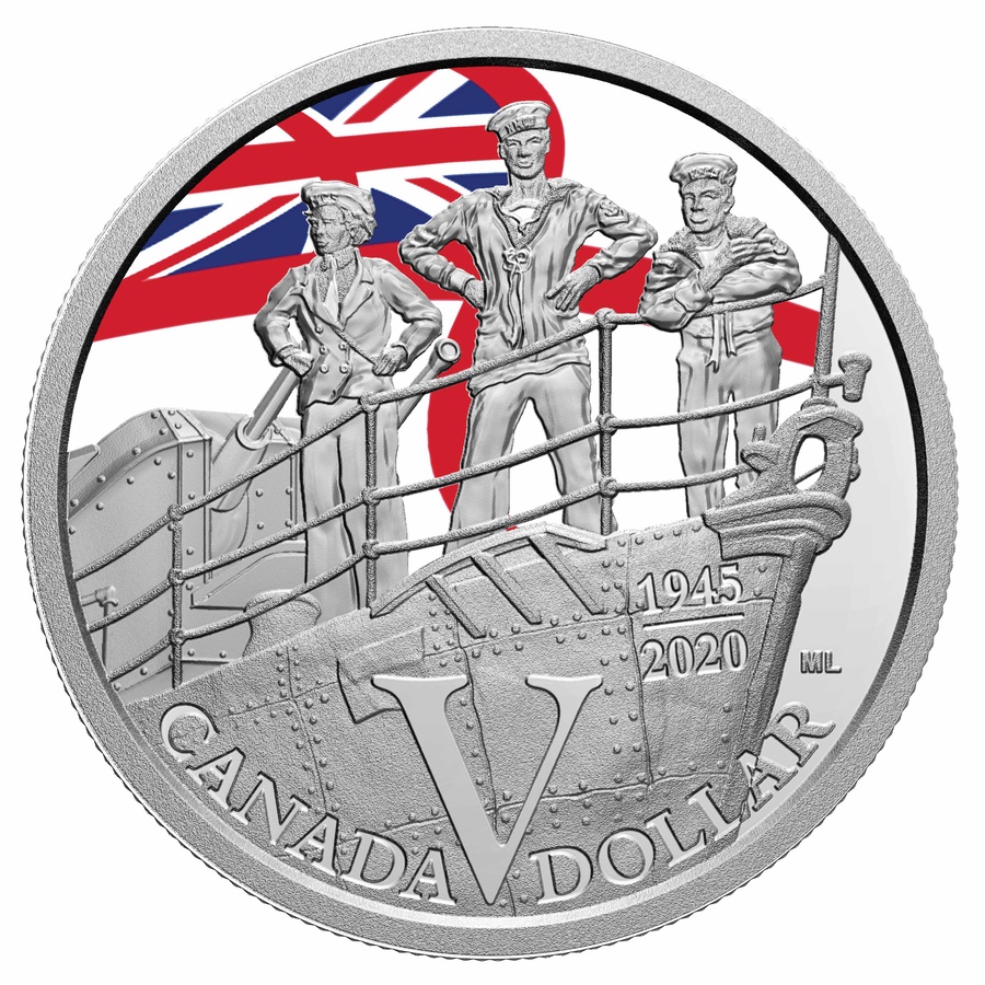 Image 618241_ALTMORE1.jpg, Product 618-241 / Price $99.95, 2020 Proof Set with V-E Day Commemorative Silver Dollar from Royal Canadian Mint (RCM) on TSC.ca's Coins department