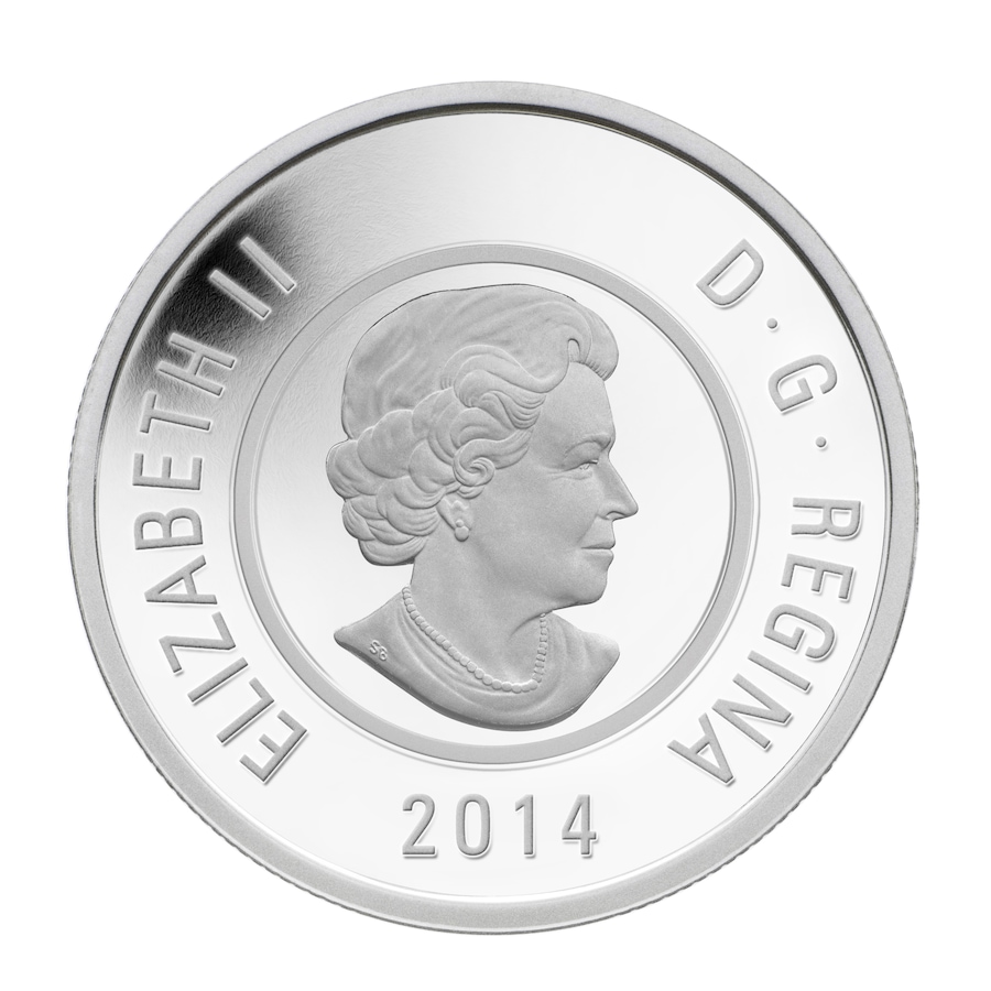Image 618251.jpg, Product 618-251 / Price $99.95, $5 Fine Silver Coin 2014 Tulip from Royal Canadian Mint (RCM) on TSC.ca's Coins department