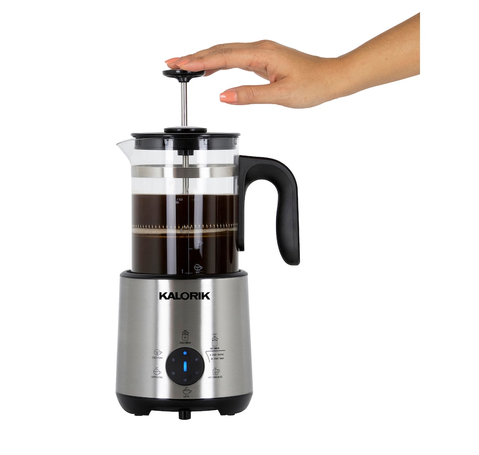 Image 618297.jpg , Product 618-297 / Price $139.99 , Kalorik Bartista 8-in-1 Beverage Maker with French Press from Kalorik on TSC.ca's Kitchen department