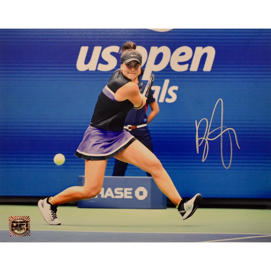 Image 618326.jpg, Product 618-326 / Price $199.99, DPI Sports Bianca Andreescu Autographed 2019 US Open Finals Tennis Action Unframed 8" x 10" Photo from DPI Sports on TSC.ca's Sports department