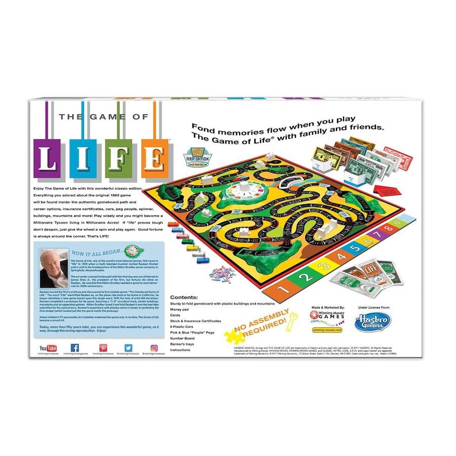 Image 618343_ALTMORE1.jpg, Product 618-343 / Price $62.99, Winning Moves Games - The Game of Life Classic Edition from Winning Moves on TSC.ca's Toys & Hobbies department