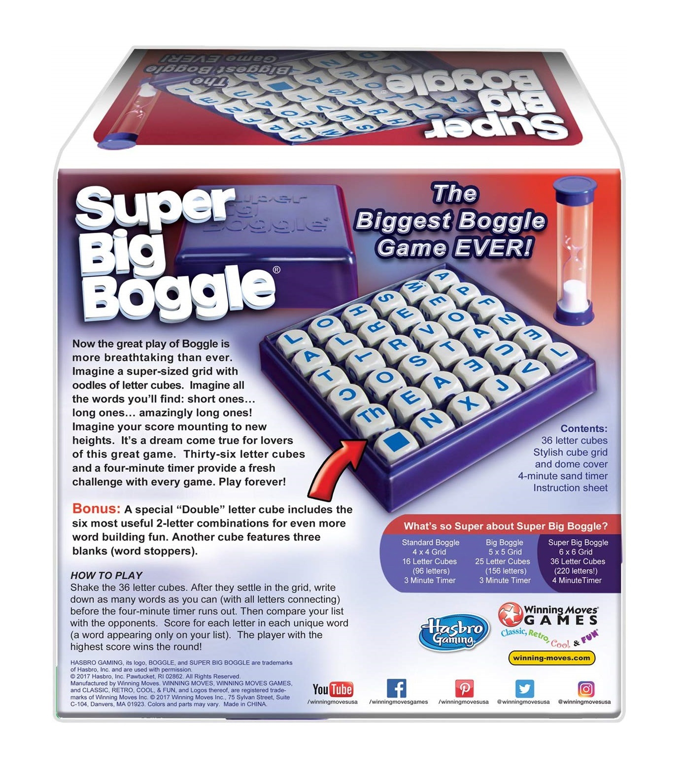 Winning Moves Games - Super Big Boggle, the Biggest Boggle Game Ever ...