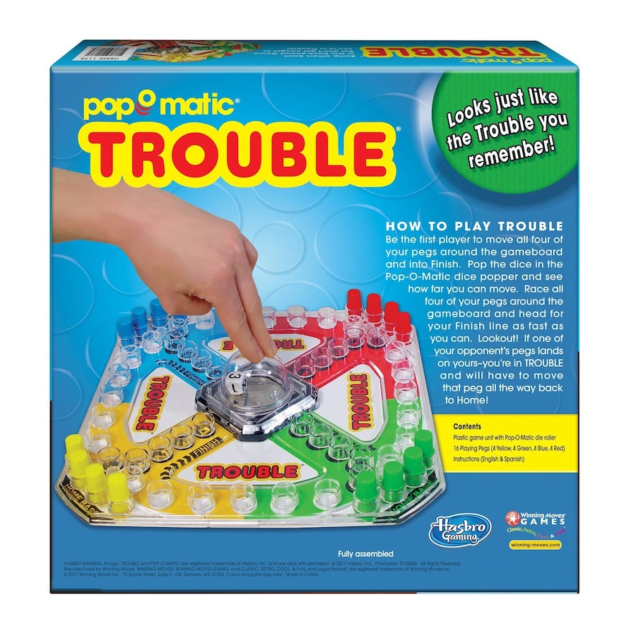 Image 618351_ALTMORE1.jpg, Product 618-351 / Price $31.99, Winning Moves Games Trouble Classic Edition from Winning Moves on TSC.ca's Toys & Hobbies department