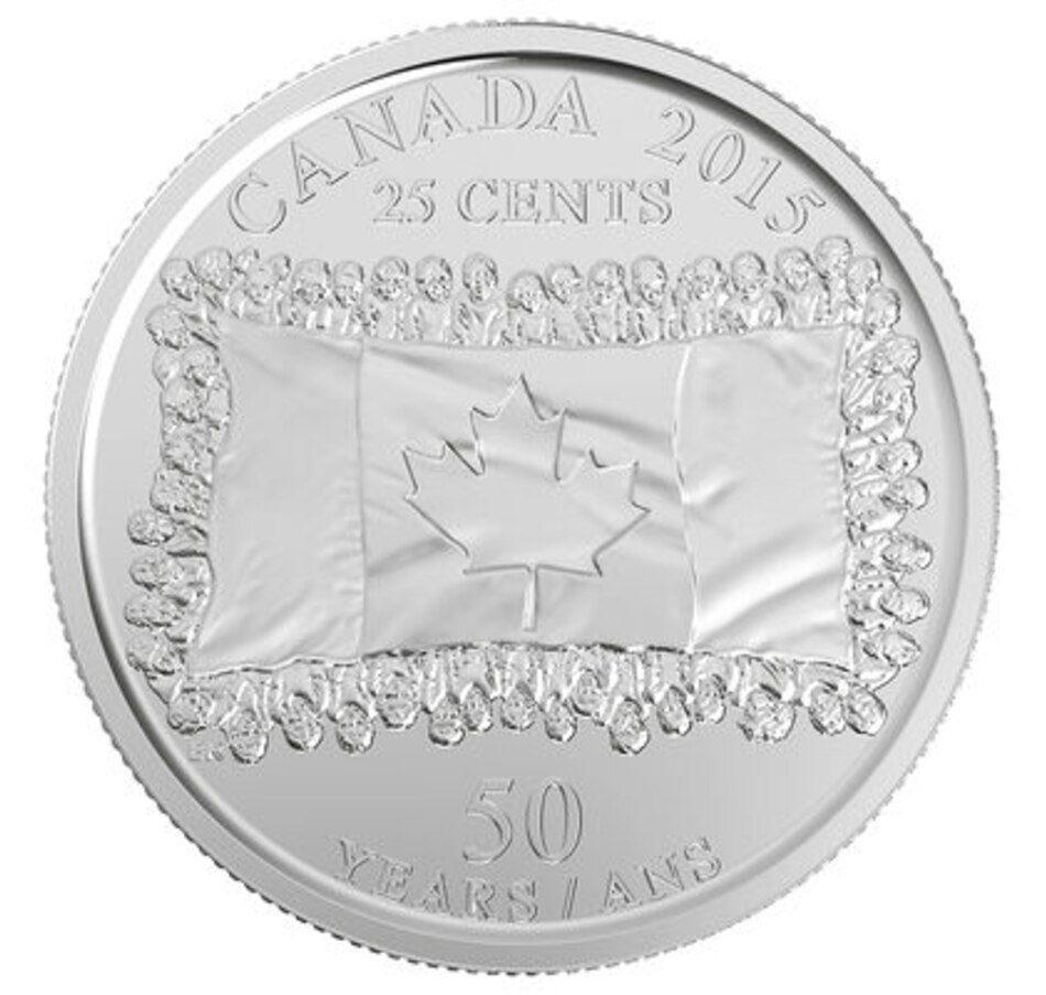 Image 618488_ALTMORE2.jpg, Product 618-488 / Price $99.95, 2019 $20 Fine Silver Coin - The Canadian Flag plus Bonus Collector Coin Folder with Flag Quarters from Royal Canadian Mint (RCM) on TSC.ca's Coins department