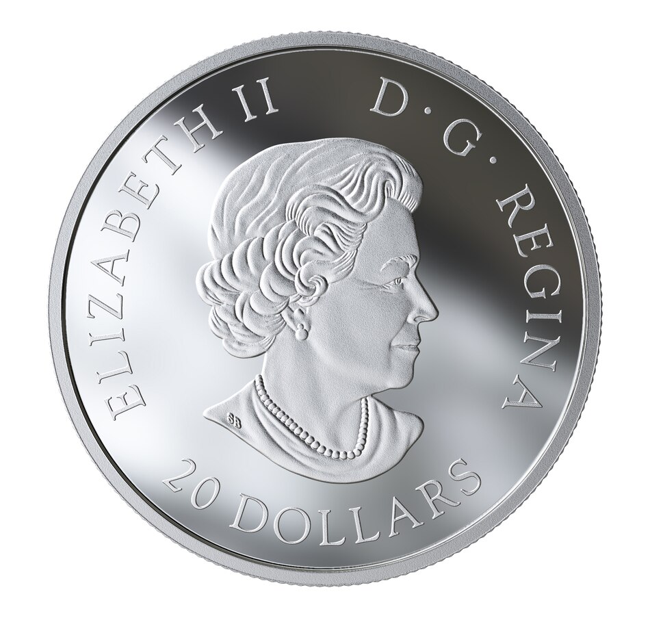 Image 618488_ALTMORE5.jpg, Product 618-488 / Price $99.95, 2019 $20 Fine Silver Coin - The Canadian Flag plus Bonus Collector Coin Folder with Flag Quarters from Royal Canadian Mint (RCM) on TSC.ca's Coins department