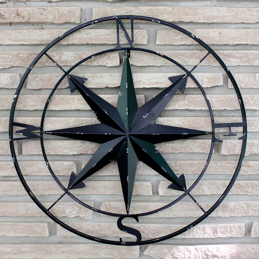 Image 618833.jpg, Product 618-833 / Price $97.00, Koppers Home Black Wall Compass from Koppers on TSC.ca's Home & Garden department