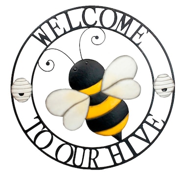 Koppers Home Welcome Bee Hive Circle