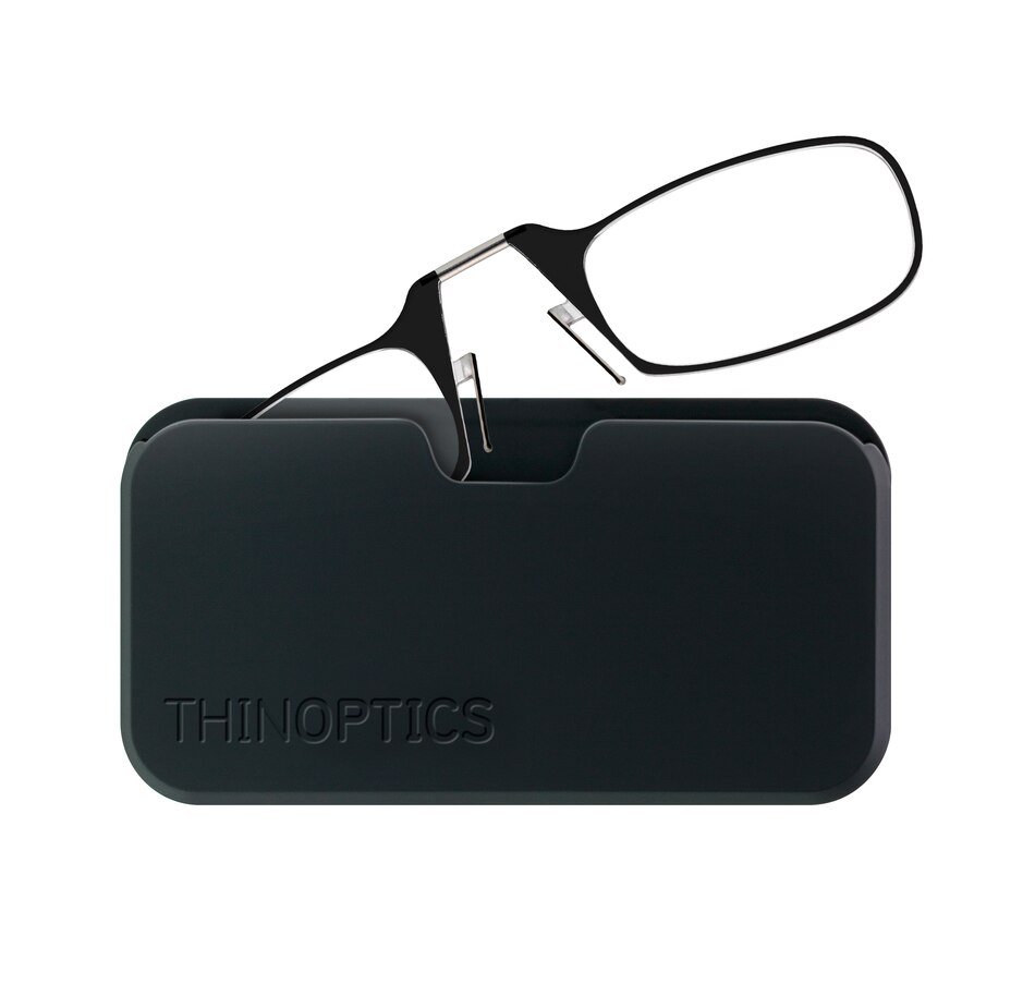 Image 618935_BLK.jpg, Product 618-935 / Price $24.95, ThinOptics Headline Reading Glasses and Universal Black Pod Case - Classic Collection from Thinoptics on TSC.ca's Fashion department