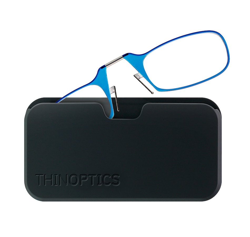 Image 618935_BLU.jpg, Product 618-935 / Price $24.95, ThinOptics Headline Reading Glasses and Universal Black Pod Case - Classic Collection from Thinoptics on TSC.ca's Fashion department
