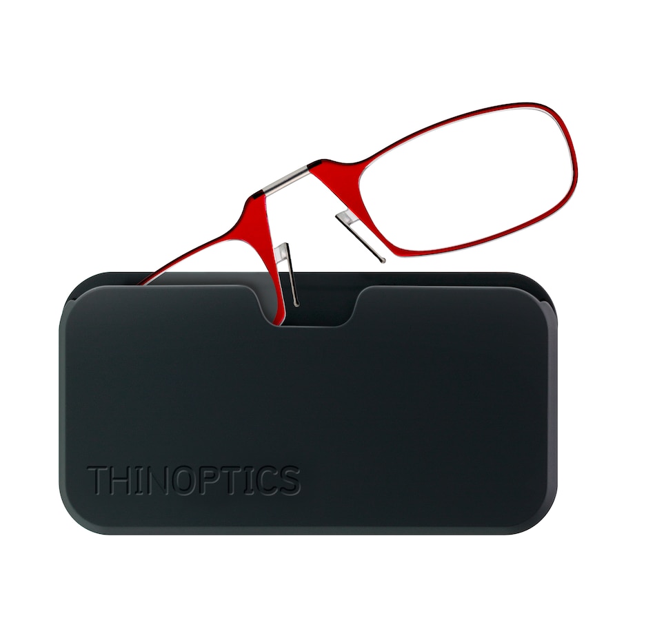 Image 618935_RED.jpg, Product 618-935 / Price $24.95, ThinOptics Headline Reading Glasses and Universal Black Pod Case - Classic Collection from Thinoptics on TSC.ca's Fashion department
