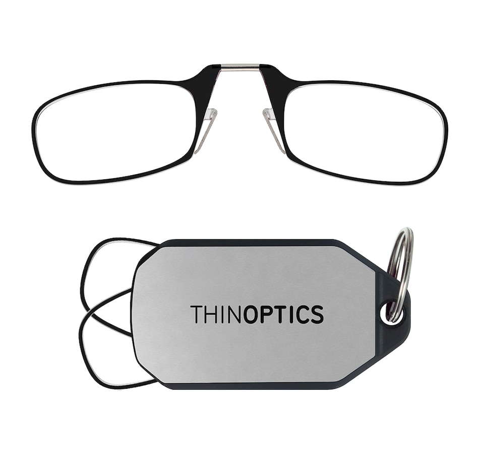 Image 618936_BLK.jpg, Product 618-936 / Price $29.95, ThinOptics Reading Glasses and Keychain Case from Thinoptics on TSC.ca's Fashion department