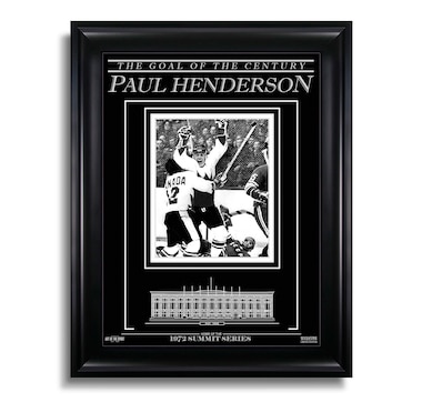 Paul Henderson Team Canada 1972 Engraved Framed Photo - The Goal of the Century