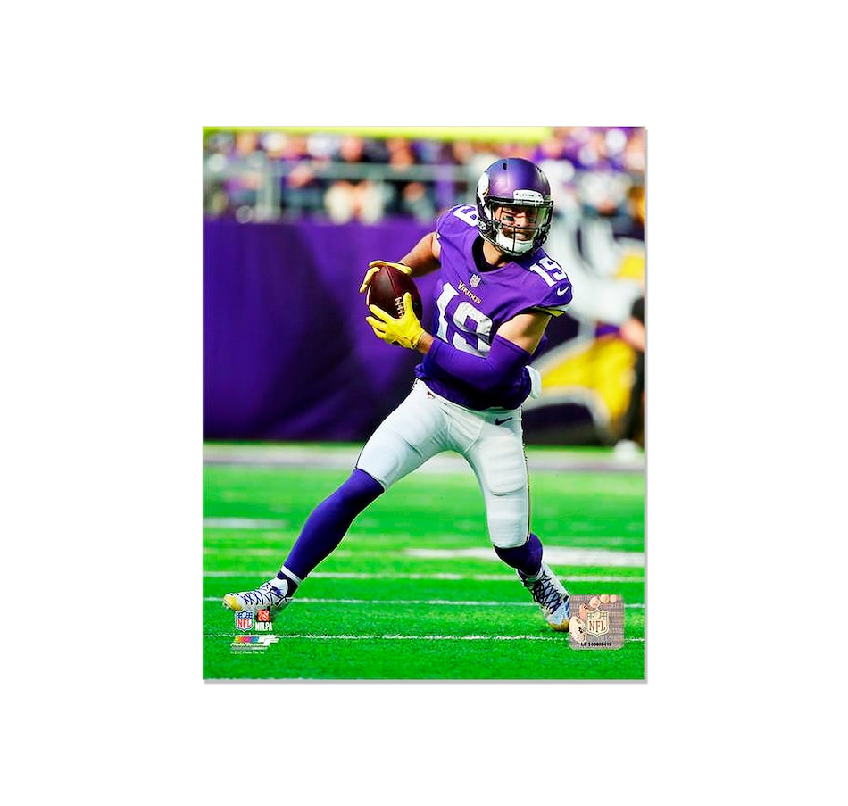 Image 619130_ALTMORE1.jpg, Product 619-130 / Price $129.99, Adam Thielen Minnesota Vikings Engraved Framed Photo - Action on TSC.ca's Sports department