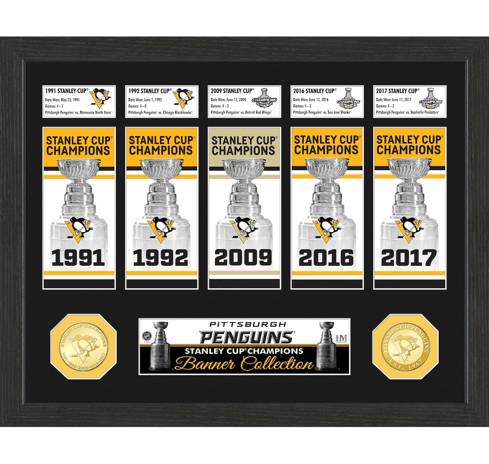 Pittsburgh Penguins Back to Back Stanley Cups Champions Sign — TSEShop