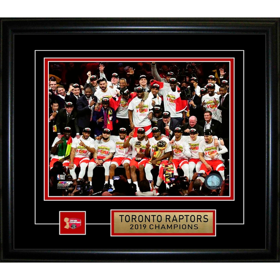 Image 625089.jpg, Product 625-089 / Price $99.99, 2019 Toronto Raptors 8x10" Photo with Championship Collector Pin and Plate on TSC.ca's Sports department