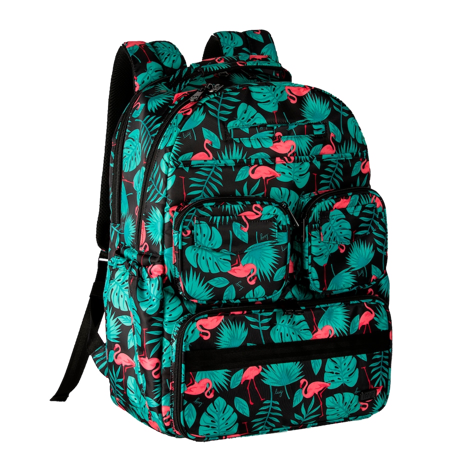 LUG Puddle Jumper Packable Backpack Tropical Ocean Lightweight Travel Colorful Lug Puddle Jumper tropical‎ ocean Packable backpack tote main image 3