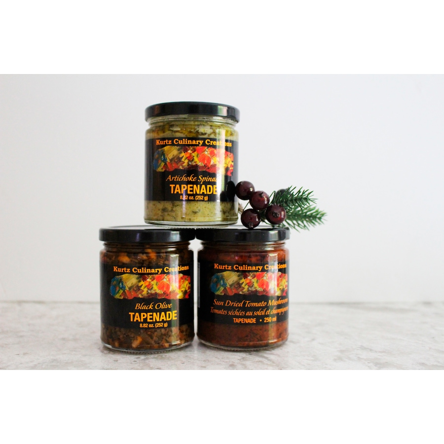 Image 625256.jpg, Product 625-256 / Price $54.99, Kurtz Orchards Tapenade Trio from Fruit of the Land on TSC.ca's Kitchen department
