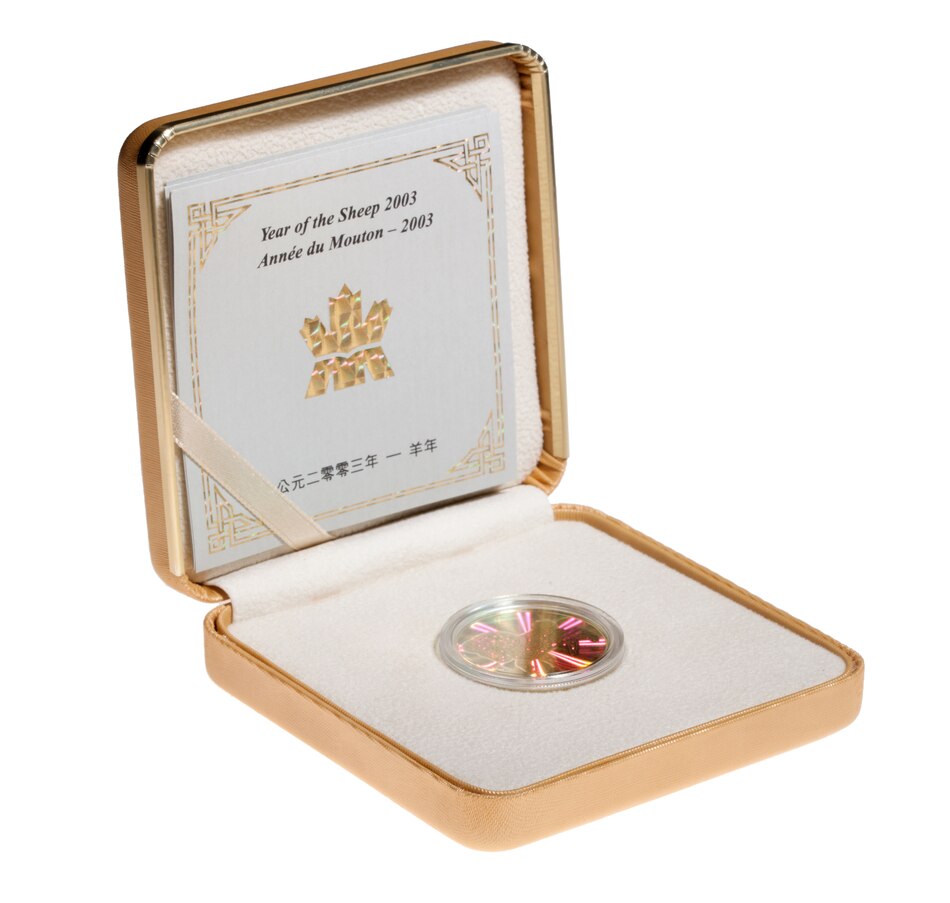 Image 625263_ALTMORE2.jpg, Product 625-263 / Price $1,999.95, 2003 $150 Gold Coin Year of the Sheep from Royal Canadian Mint (RCM) on TSC.ca's Coins department