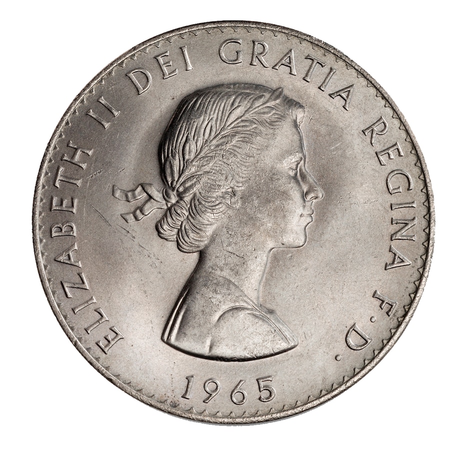 Image 625369_ALTMORE7.jpg, Product 625-369 / Price $999.95, 2019 $100 Fine Silver Coin The Roaring Lion plus Original 1965 Sir Winston Churchill Crown from Royal Canadian Mint (RCM) on TSC.ca's Coins department