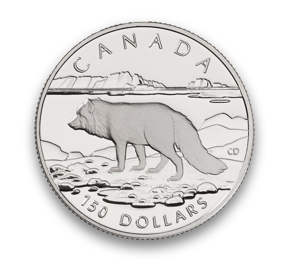 Image 625452_ALTMORE3.jpg, Product 625-452 / Price $3,995.00, Platinum Four-Coin Set 1993 Arctic Fox from Royal Canadian Mint (RCM) on TSC.ca's Coins department