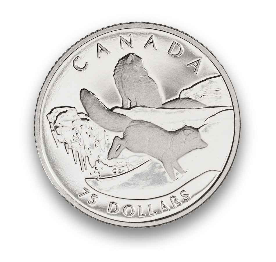 Image 625452_ALTMORE5.jpg, Product 625-452 / Price $3,995.00, Platinum Four-Coin Set 1993 Arctic Fox from Royal Canadian Mint (RCM) on TSC.ca's Coins department