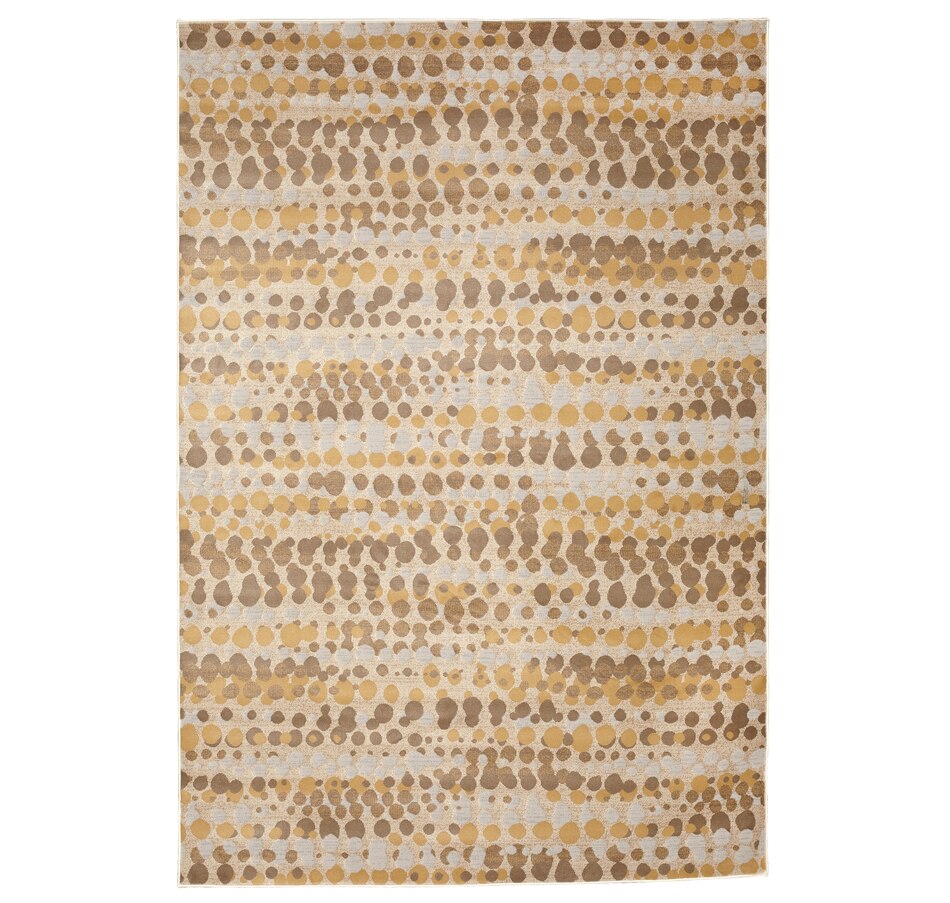 Image 625539.jpg, Product 625-539 / Price $120.00 - $540.00, Viana Muted Grey Ivory Gold Dots Modern Rug from Viana Inc on TSC.ca's Home & Garden department