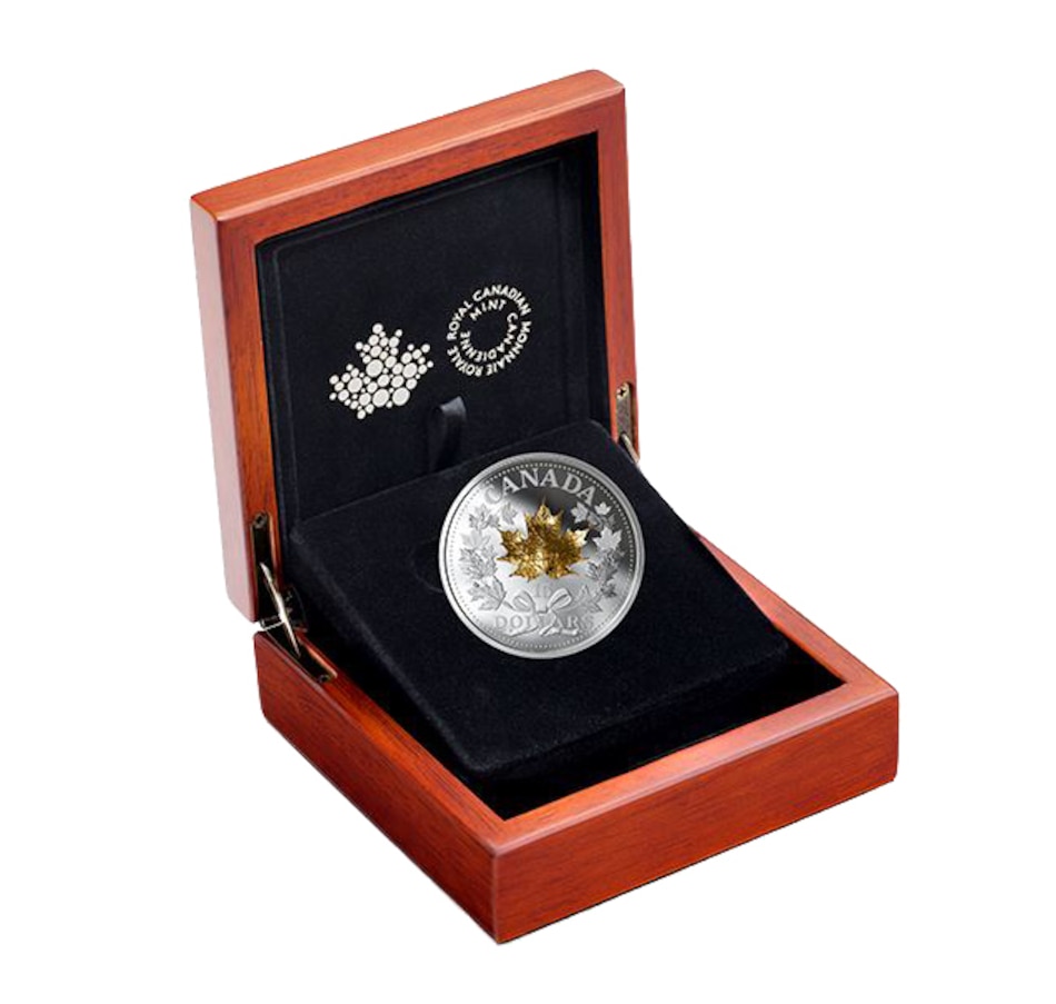 Image 625548_ALTMORE2.jpg, Product 625-548 / Price $199.95, 2019 $15 Fine Silver Coin Golden Maple Leaf with Gold Plating from Royal Canadian Mint (RCM) on TSC.ca's Coins department