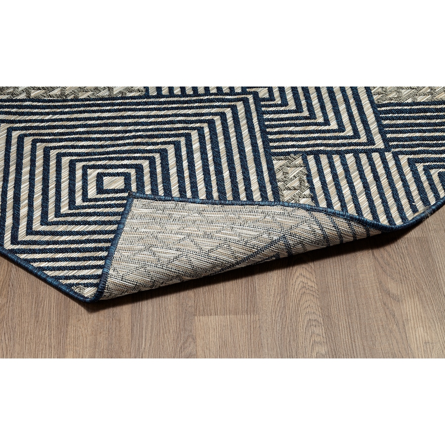 Image 625572_ALTMORE2.jpg, Product 625-572 / Price $96.00, Viana Indoor/Outdoor Modern Geometric Diamond Navy Grey Rug from Viana Inc on TSC.ca's Home & Garden department