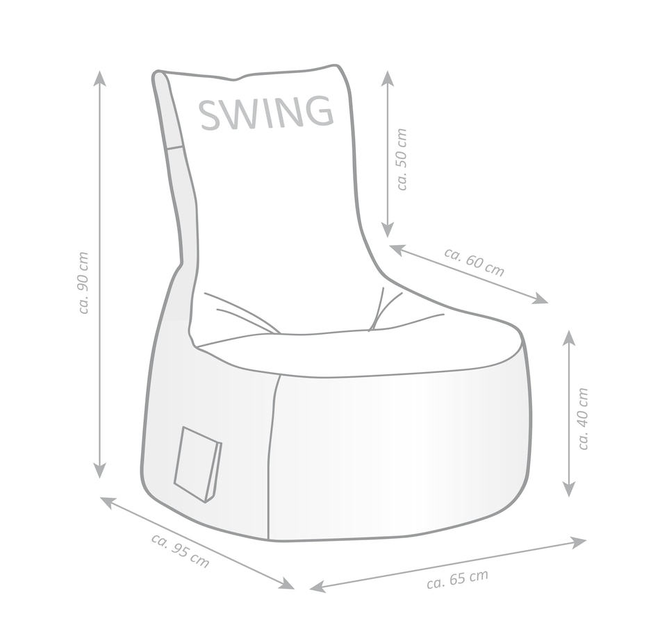 Image 625770_ALTMORE4.jpg, Product 625-770 / Price $230.00, Gouchee Swing Bean Bag Chair on TSC.ca's Home & Garden department