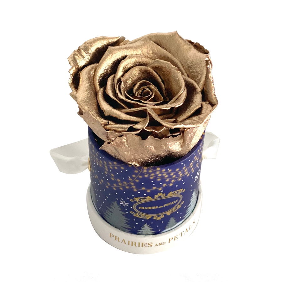 Image 625807_GLD.jpg, Product 625-807 / Price $51.00, Prairies and Petals Holiday Miniature Arrangement from Prairies And Petals on TSC.ca's Home & Garden department