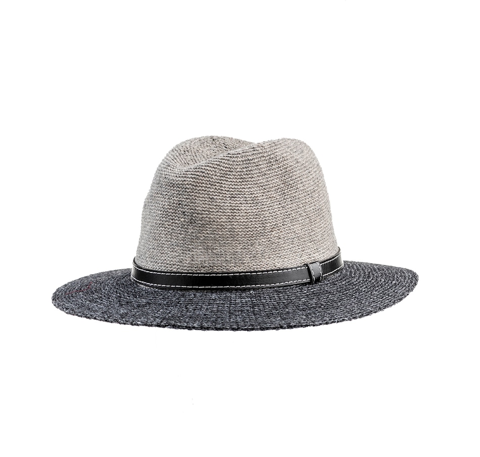 Image 625849_GRY.jpg, Product 625-849 / Price $39.00, Canadian Hat Marshall Colourblocked Fedora from Canadian Hat on TSC.ca's Fashion department
