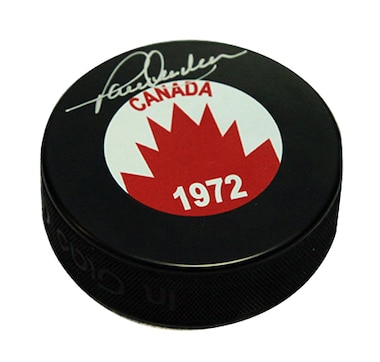 DPI Sports Paul Henderson Autographed Team Canada 1972 Summit Series Puck