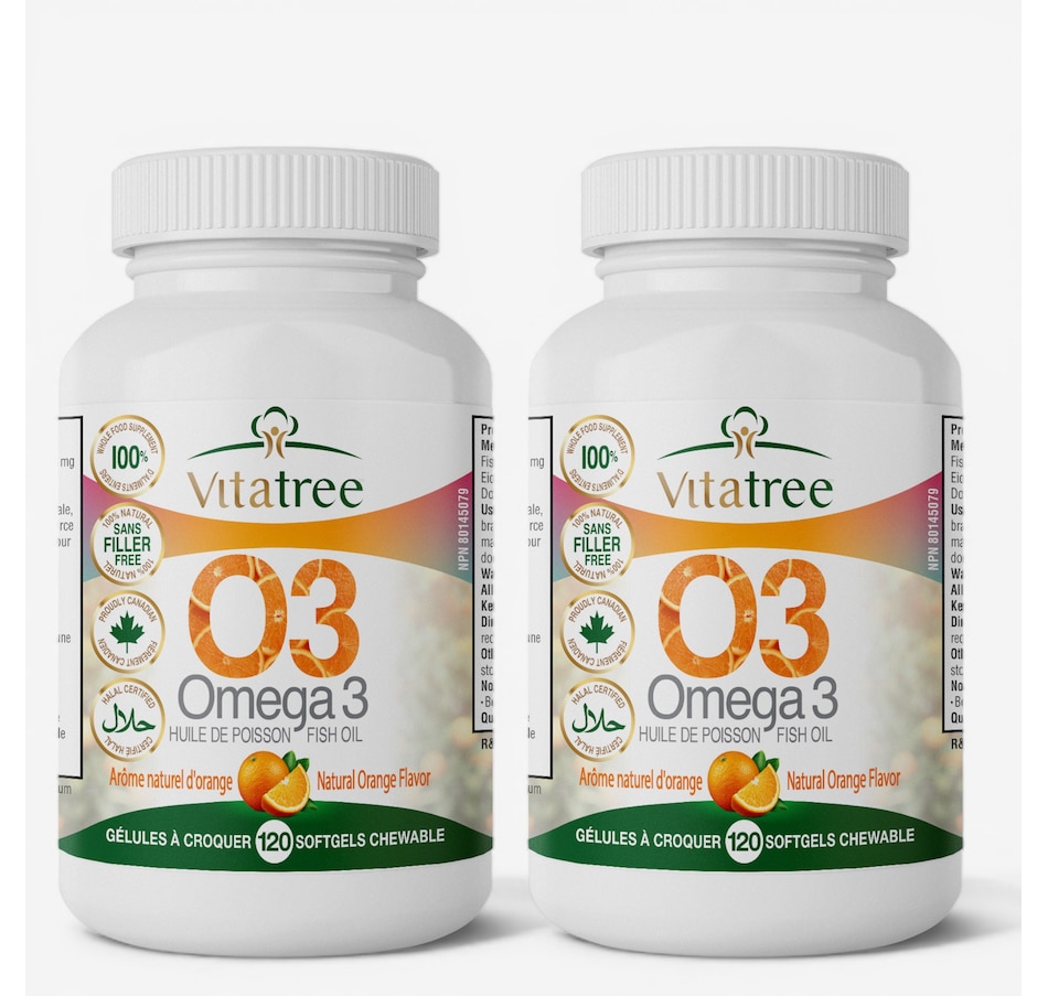 Image 627716.jpg, Product 627-716 / Price $56.99 - $162.99, VitaTree Omega-3 Fish oil 60-Day from VitaTree Nutritionals on TSC.ca's Health & Fitness department